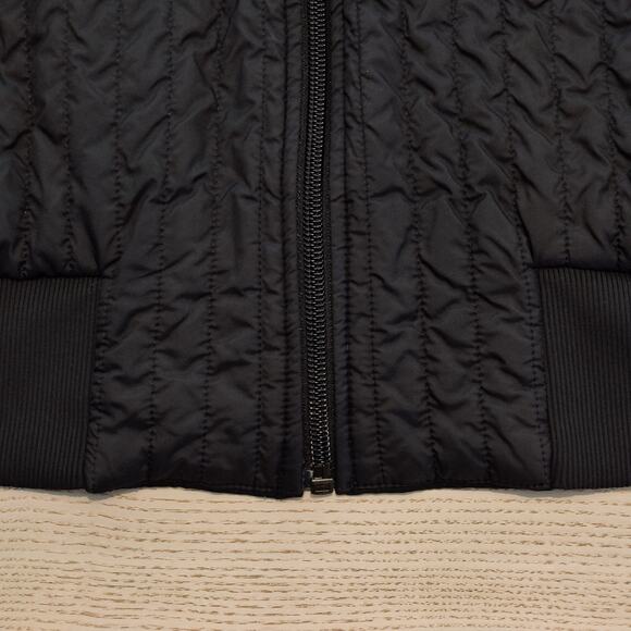 Lululemon Reversible Non Stop Cotton Bomber Jacket Womens Size 8 Black W4BSQS - Picture 11 of 16